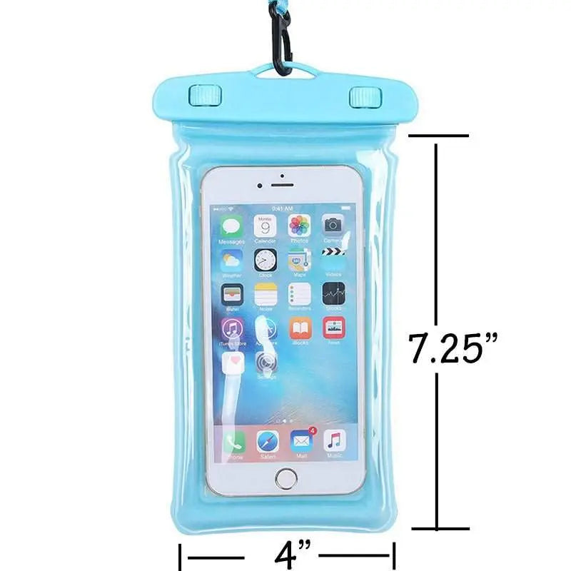 2-Pack Universal Waterproof Phone Pouches – Durable, Leak-Proof Design for Beach, Kayak, Swimming & Waterpark Activities