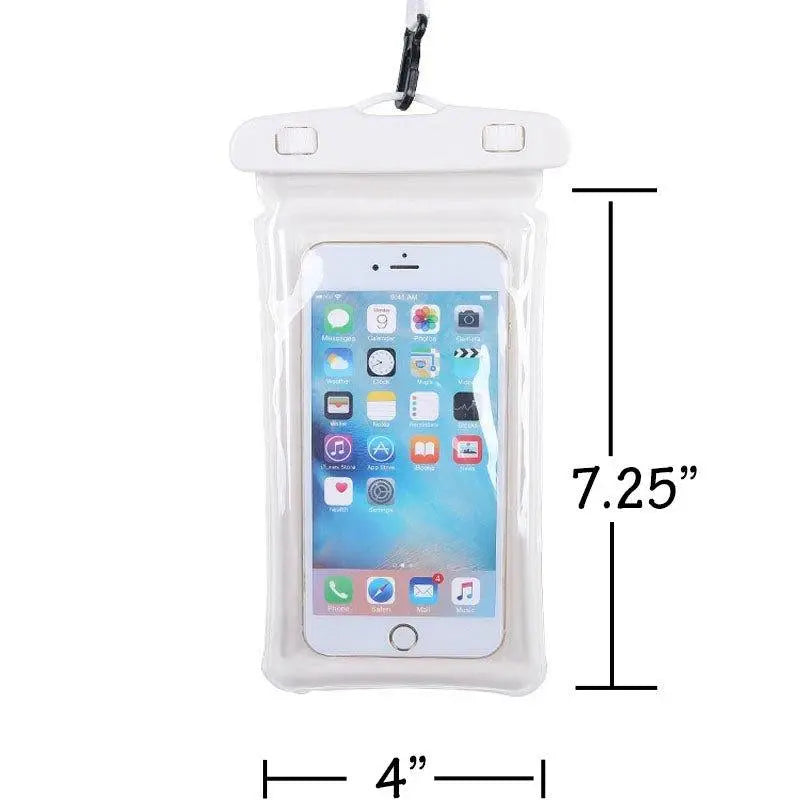 2-Pack Universal Waterproof Phone Pouches – Durable, Leak-Proof Design for Beach, Kayak, Swimming & Waterpark Activities