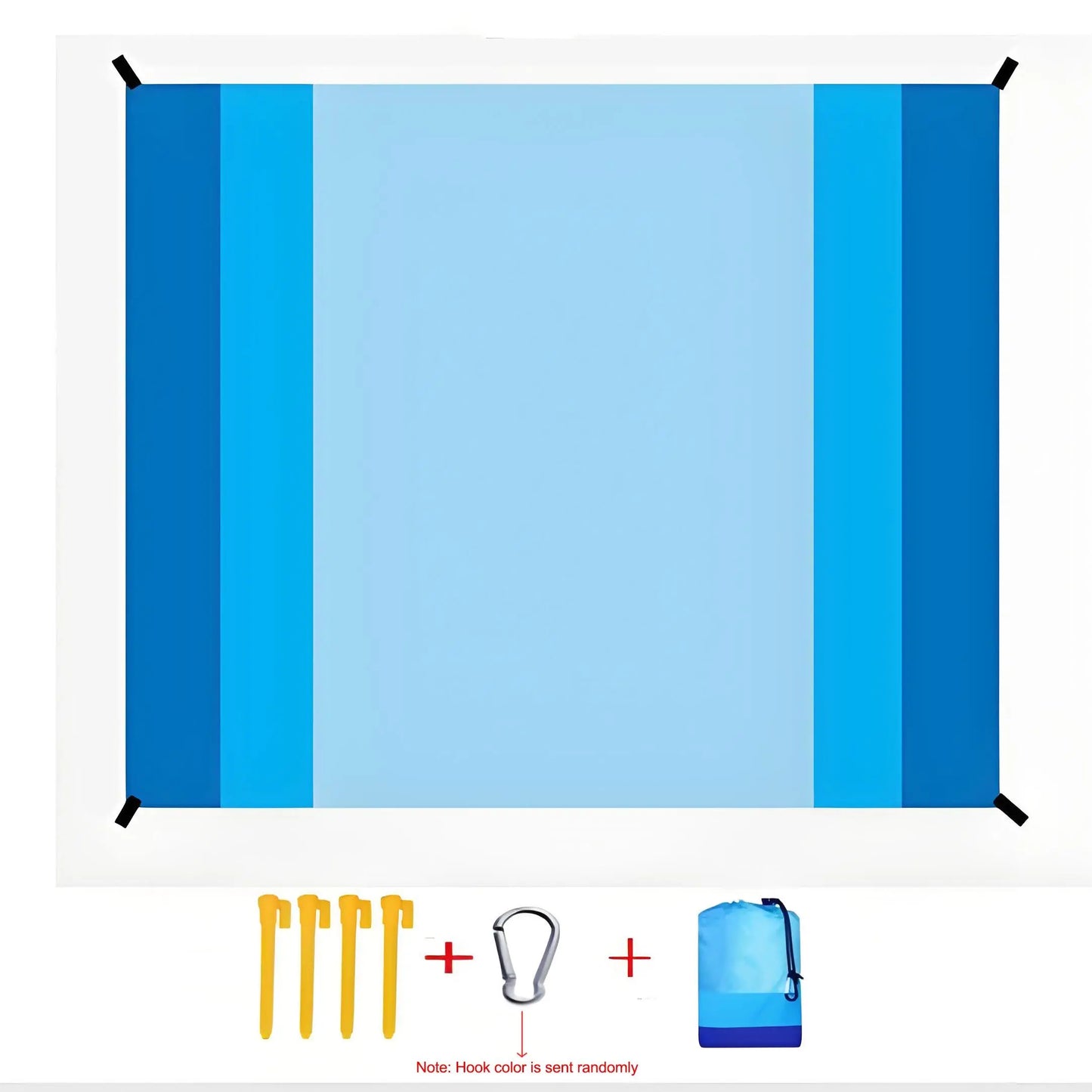 Portable Beach Picnic Mat, Waterproof Nylon Sand Pad, Outdoor Camping, Bicycle Travel, Summer Gift, Back-To-School Season
