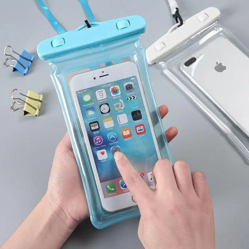 2-Pack Universal Waterproof Phone Pouches – Durable, Leak-Proof Design for Beach, Kayak, Swimming & Waterpark Activities
